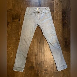 Banana Republic Slim Straight Grey Denim Jean 26S
